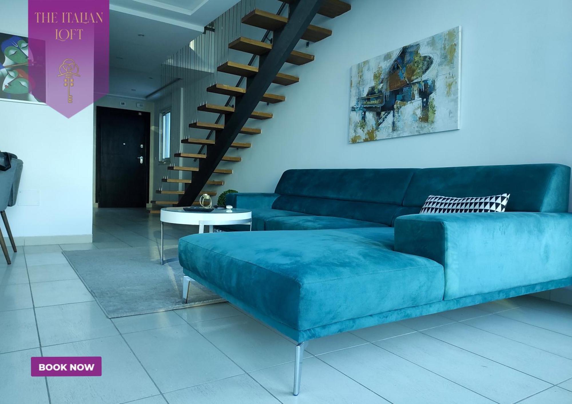 The Italian Loft With Jacuzzi By The Lakeside Apartment Tunis